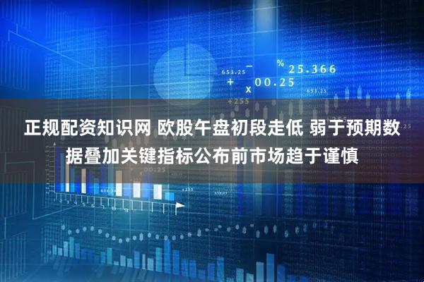 正规配资知识网 欧股午盘初段走低 弱于预期数据叠加关键指标公布前市场趋于谨慎